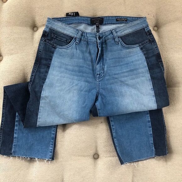 Sanctuary Modern Standard Straight Crop Jeans 14W - Picture 4 of 7